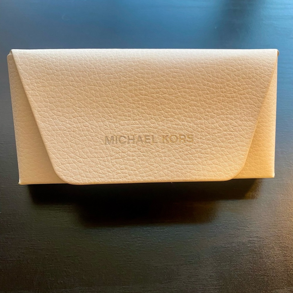 Michael Kors Beige Sunglasses Case